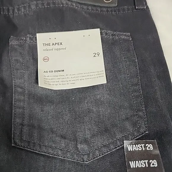 AG Adriano Goldschmied Apex Slouchy Relaxed Tapered Jeans Size 29 3 Years Zephyr